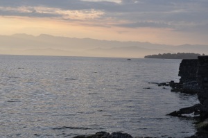 Lac Kivu as seen from Goma